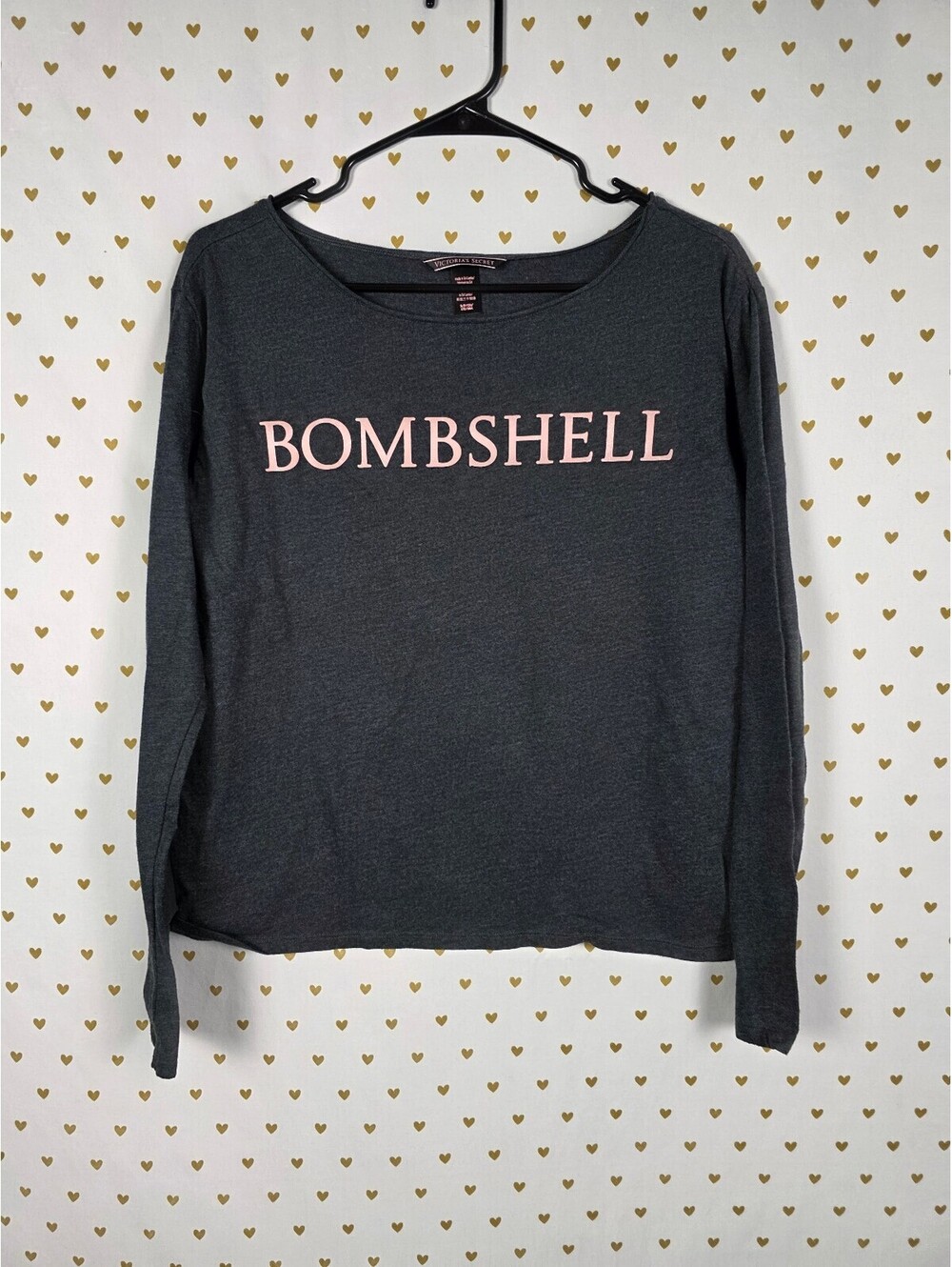 Victorias Secret Bombshell Long Sleeve Cropped Tee shirt Small